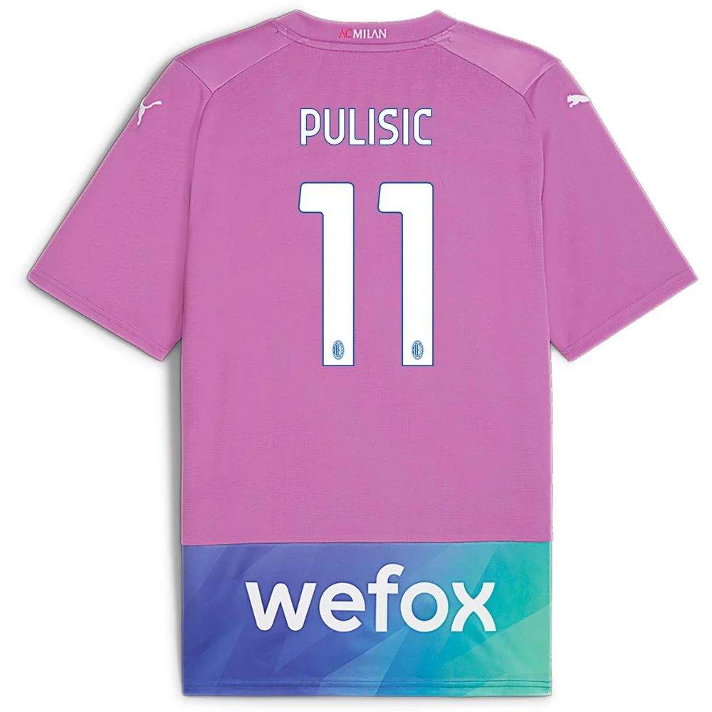 23/24 AC Milan #11 Christian Pulisic Third Jersey-mysite Custom Football Kit- Nextkits