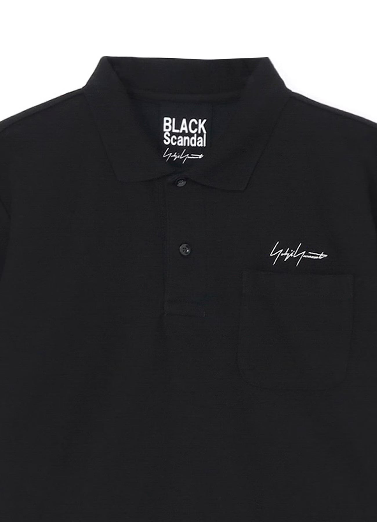 Yohji Yamamoto POUR HOMME 2PIECES PACK SIGNATURE EMBROIDERY POLO SHIRTS  HP-T44-994-1-03 