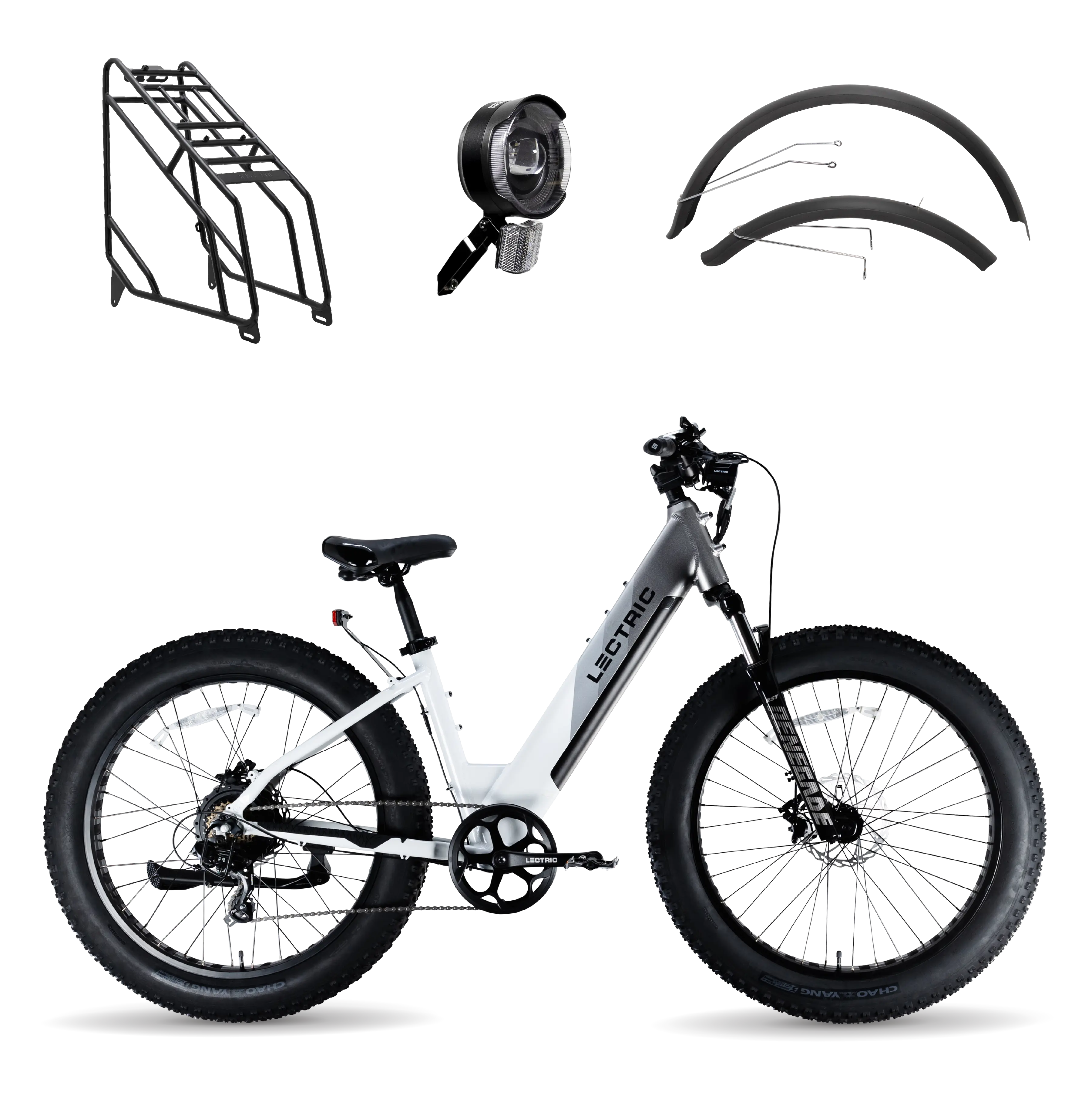 XPeak Step-Thru 1.0 + FREE Rear Rack, Fenders, Elite Headlight ($227 Value)、mySite、bearsvspackers