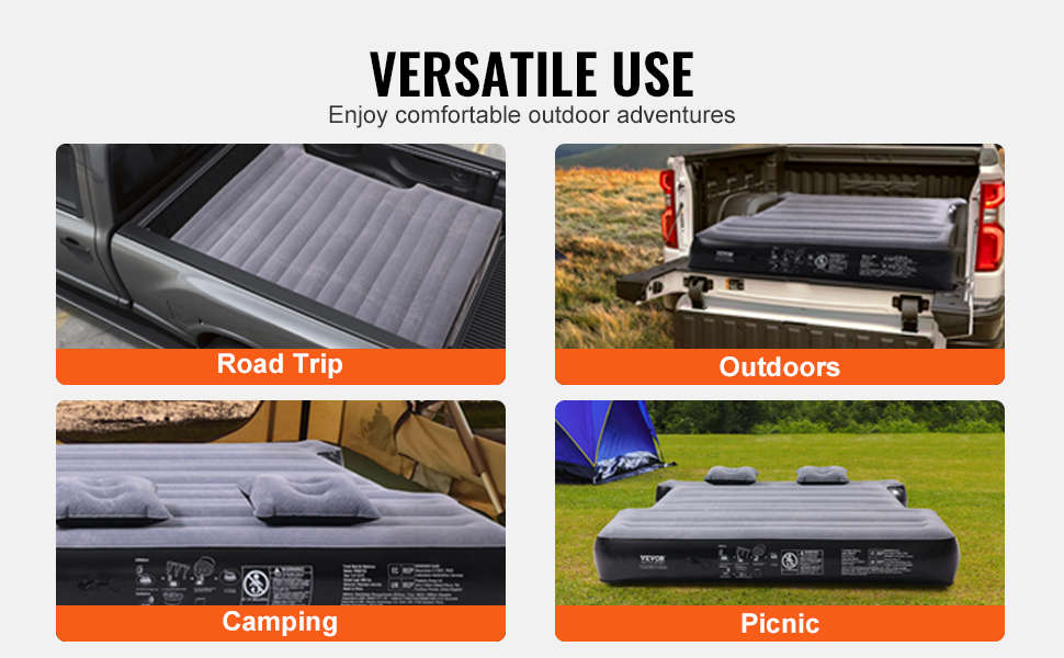 truck bed air mattress 8ft