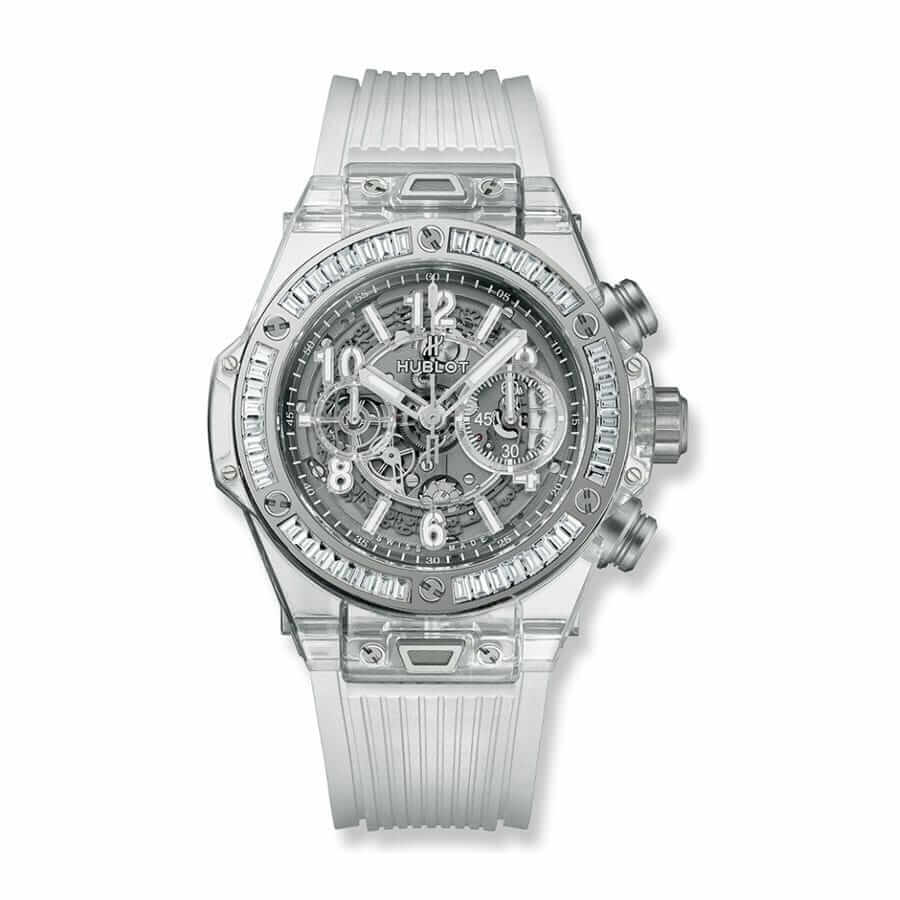 hublot-big-bang-unico-sapphire-baguettes-replica