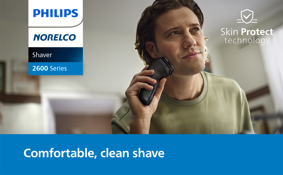 Philips Norelco Shaver 2400, Cordless Electric Shaver with Pop-Up Trimmer, X3001/90