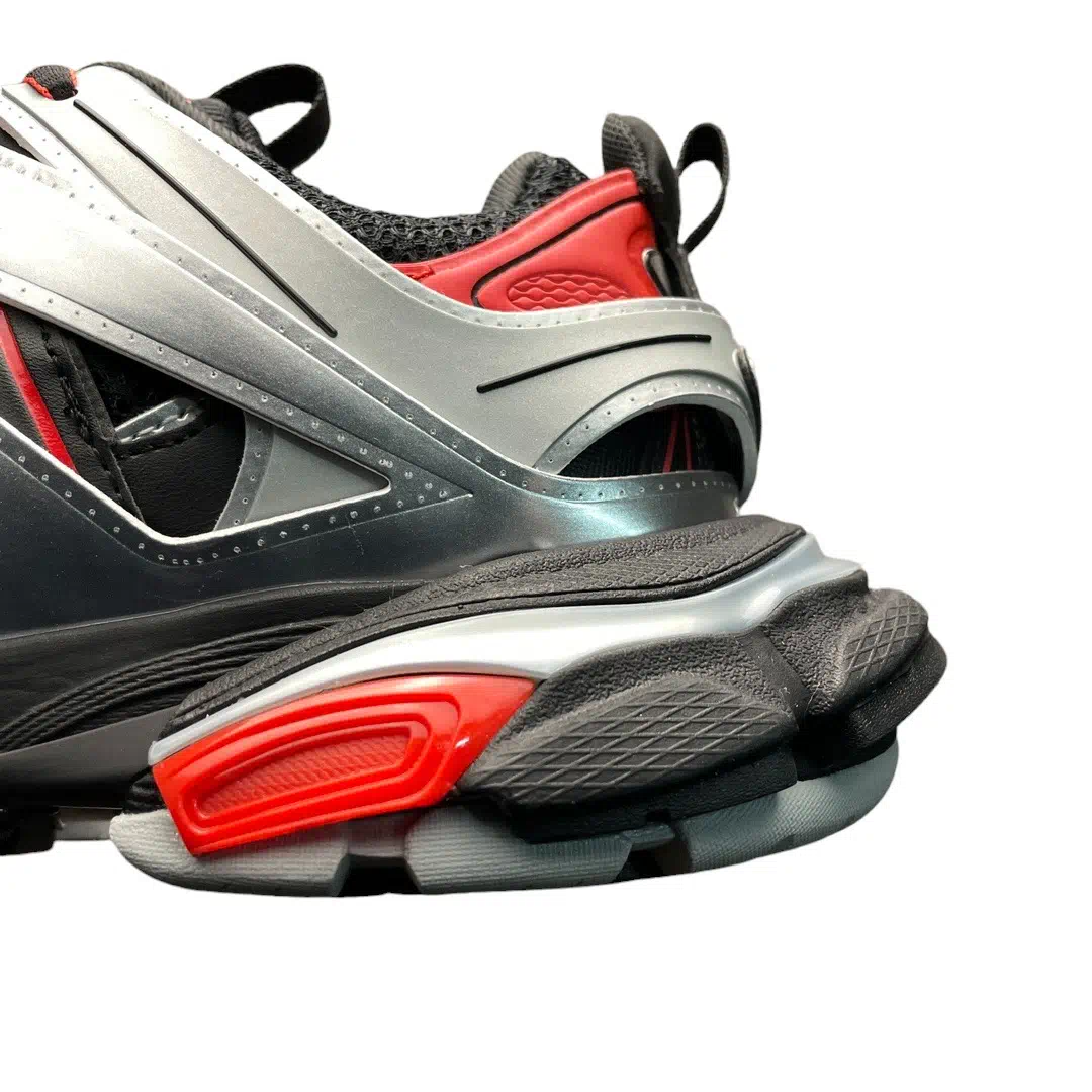 Balenciaga Track Sneaker In Black Red Silver、mysite、Cacoeks