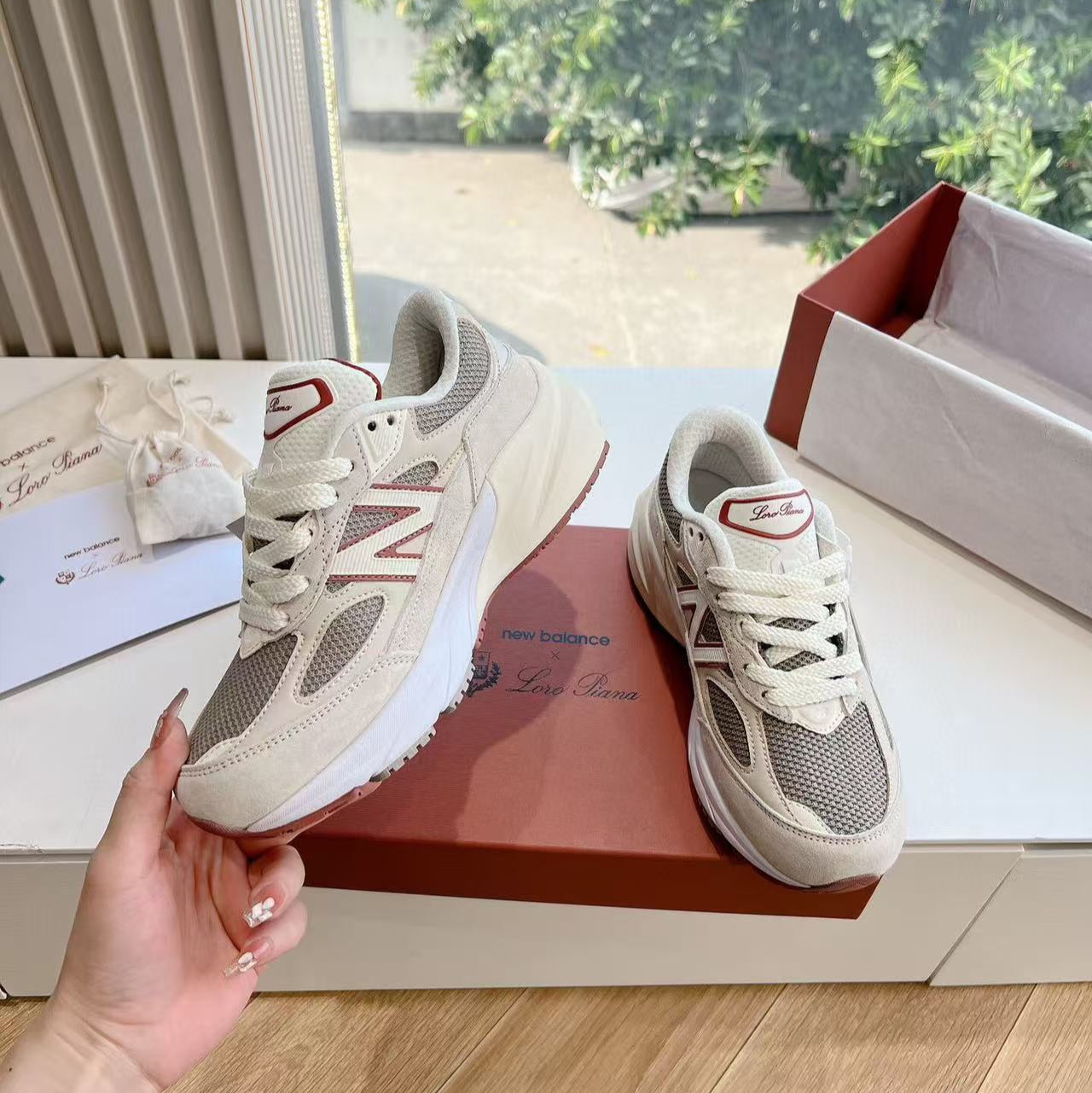 LP&NB CLASSIC BISCUIT SNEAKERS WHITE SUEDE、mysite、Cacoeks