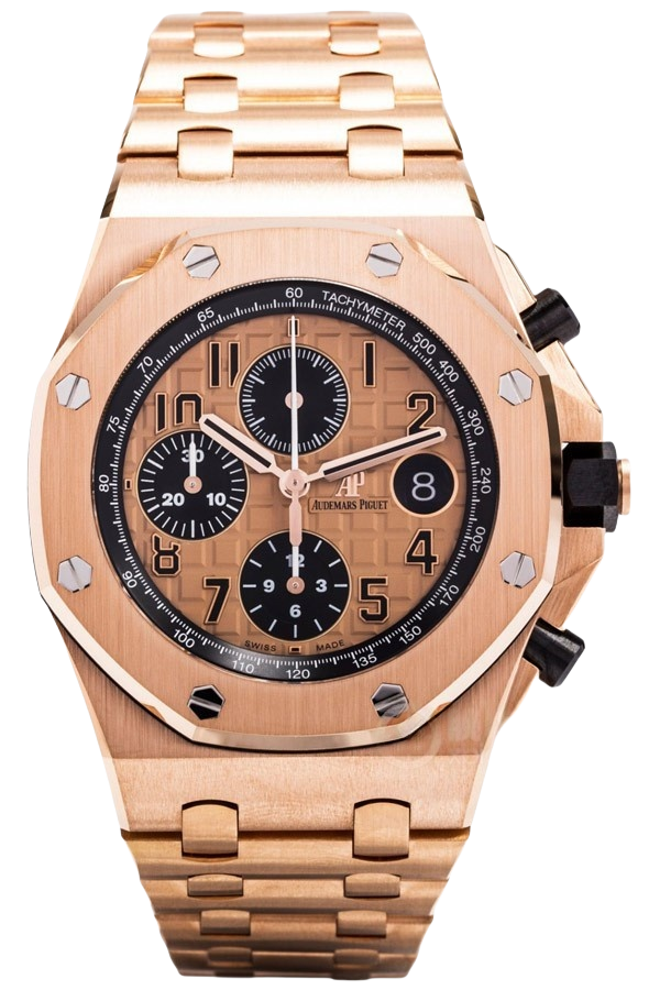 Audemars Piguet Royal Oak Offshore 26470OR.OO.1000OR.01 Super Clone Watch – Rose Gold Chronograph Replica
