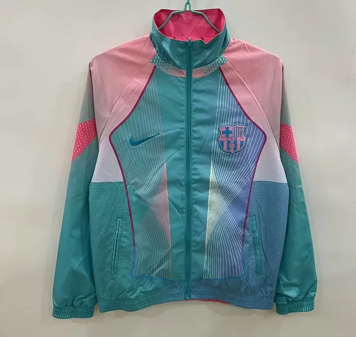2025/2026 Barcelona Double-Sided Windbreaker Football Shirt 1:1 Thai Quality:football jersey mysite: unitedjerseyfootball 邓江浪:football