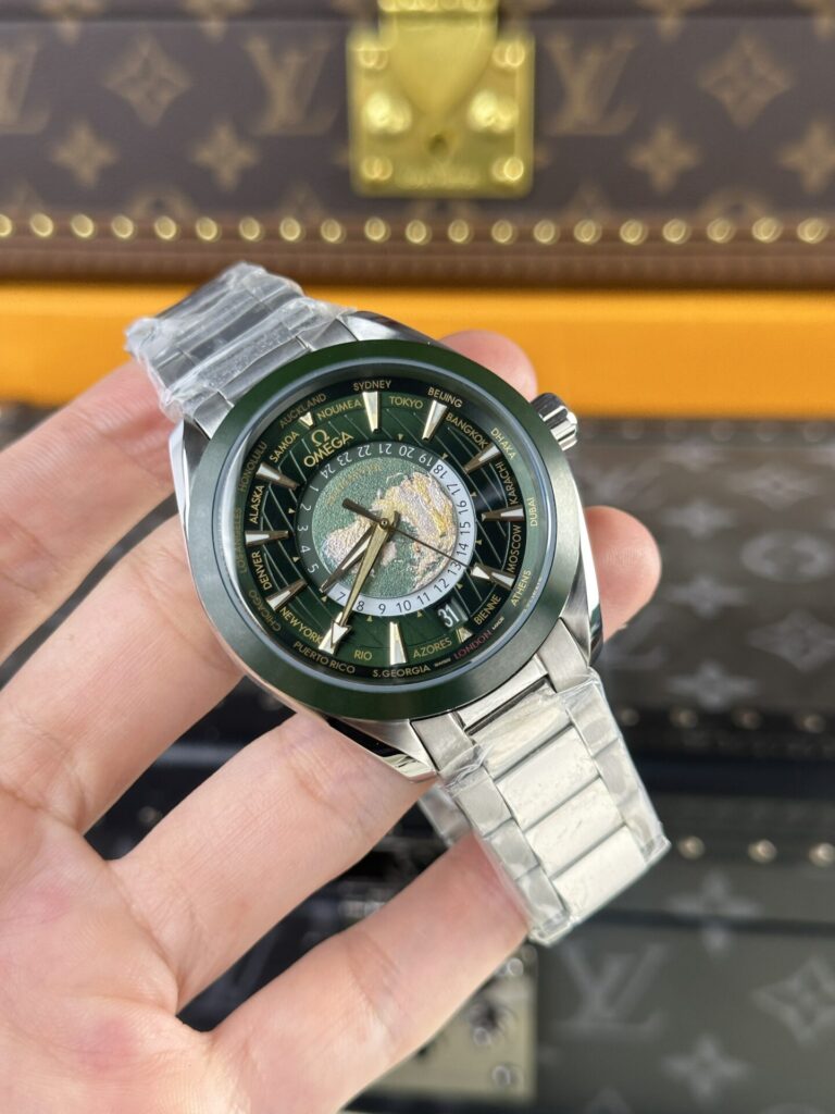 Đồng Hồ Omega Seamaster Aqua Terra Rep 11 Màu Xanh Lá Cây 43mm (2)