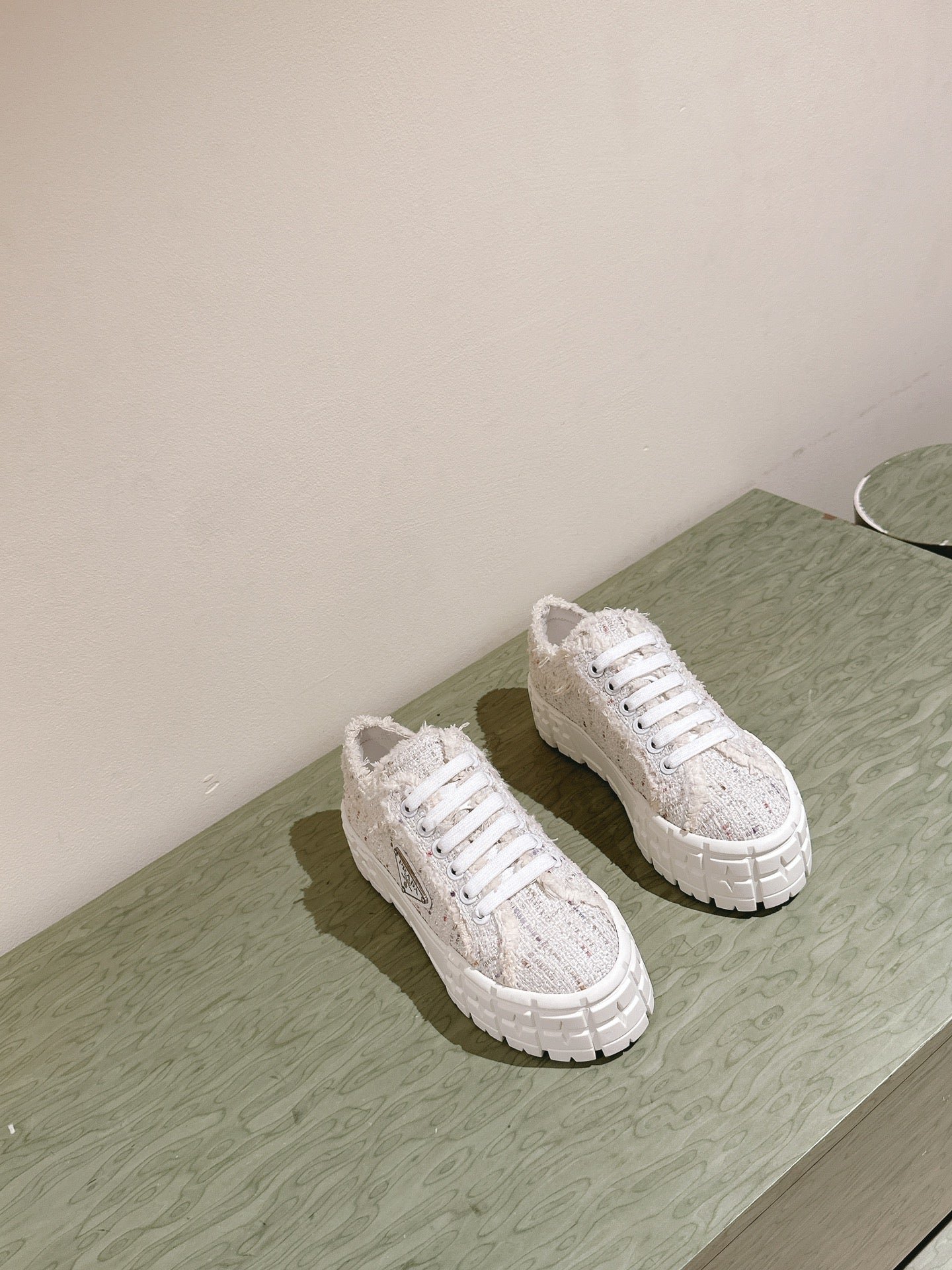 PRA DOUBLE WHEEL RE-NYLON GABARDINE SNEAKERS BEIGE FABRIC、mysite、Cacoeks