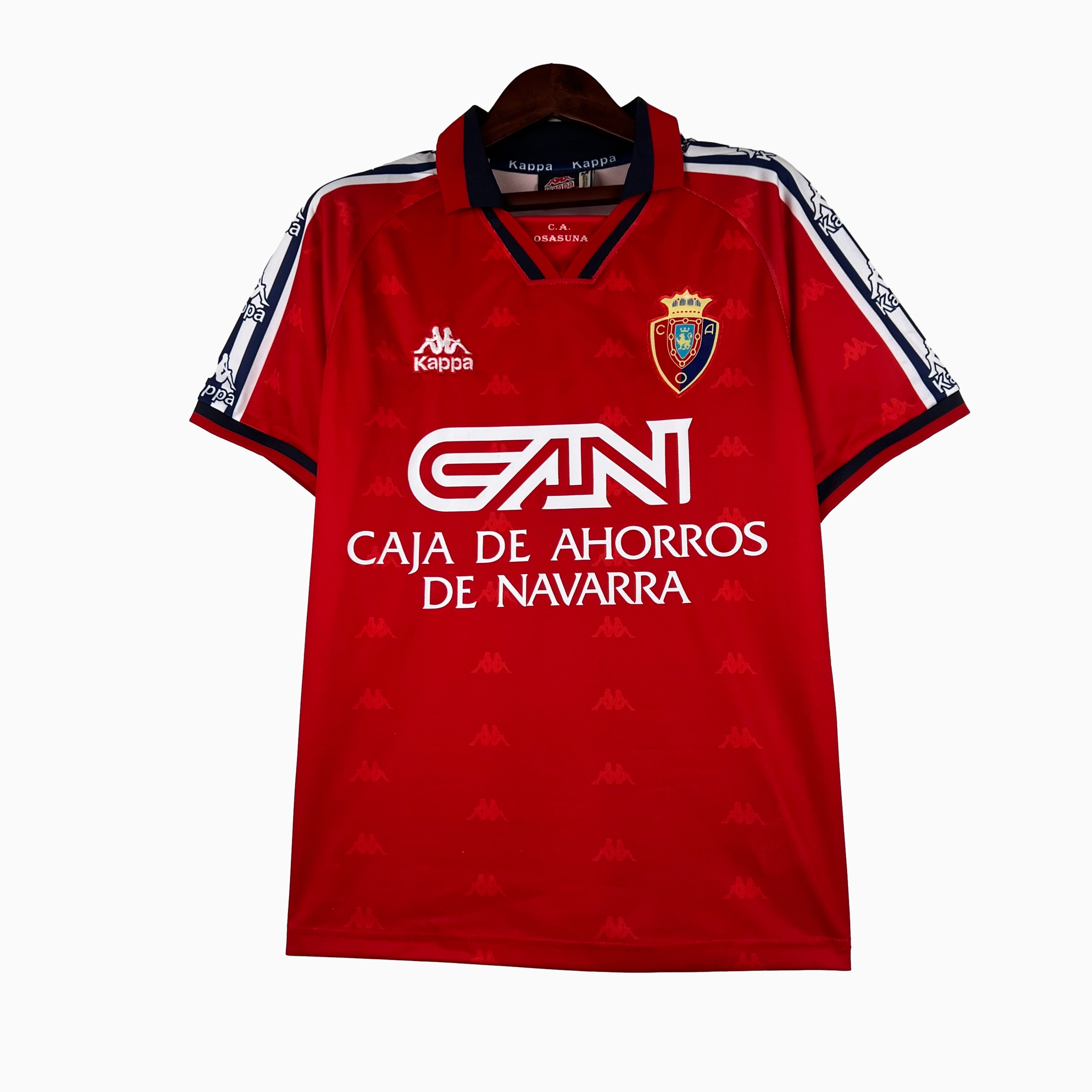 Higojerseys-Retro Osasuna 1995-97 Home Stadium Jersey