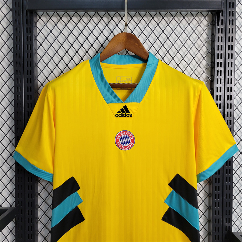 23/24 Bayern Munich Jersey Yellow Icon - Fans Version:football jersey mysite: unitedjerseyfootball 邓江浪:football