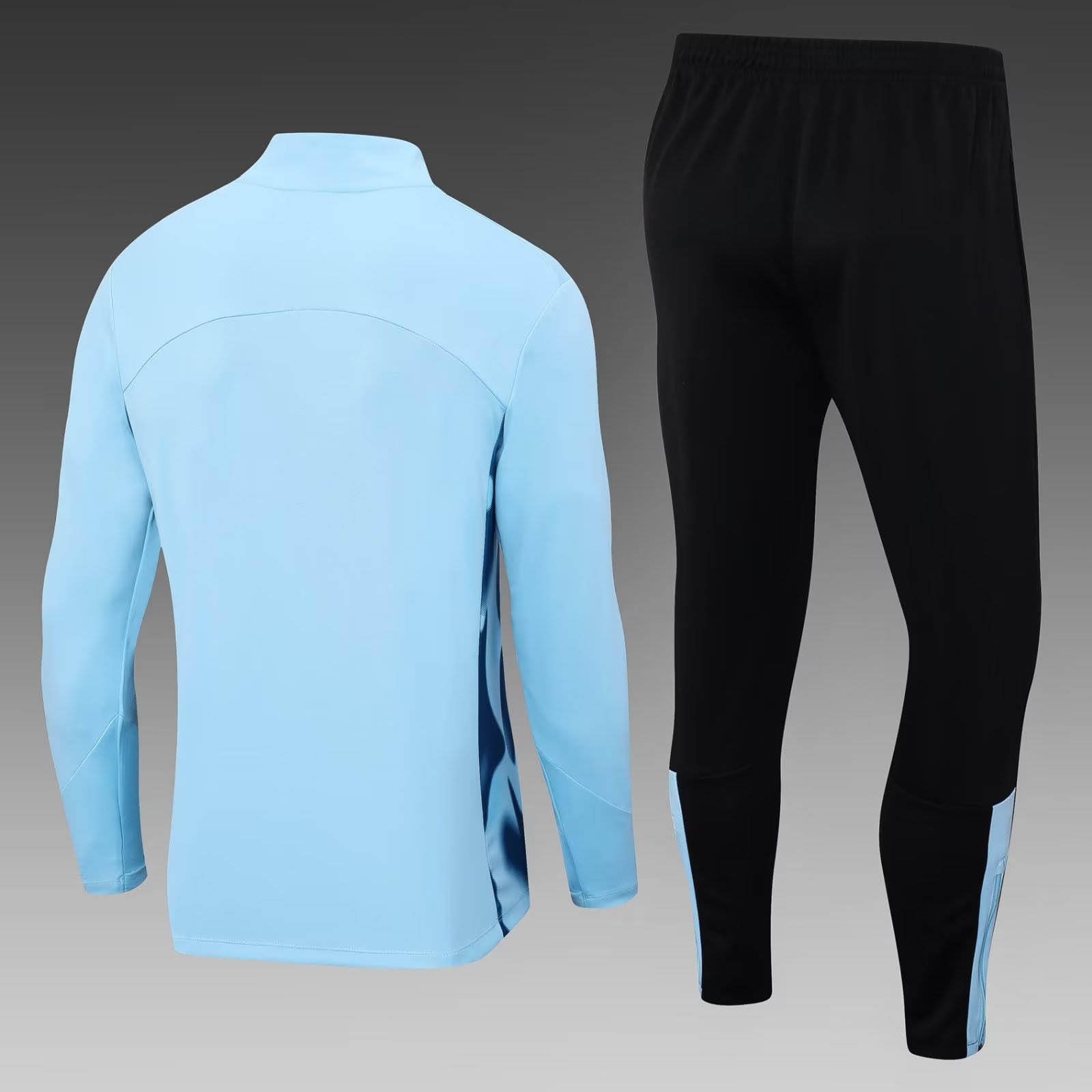 2023/2024 West Ham United Half-Pull Training Suit Light Blue Football Shirt 1:1 Thai Quality Set:football jersey mysite: unitedjerseyfootball 邓江浪:football