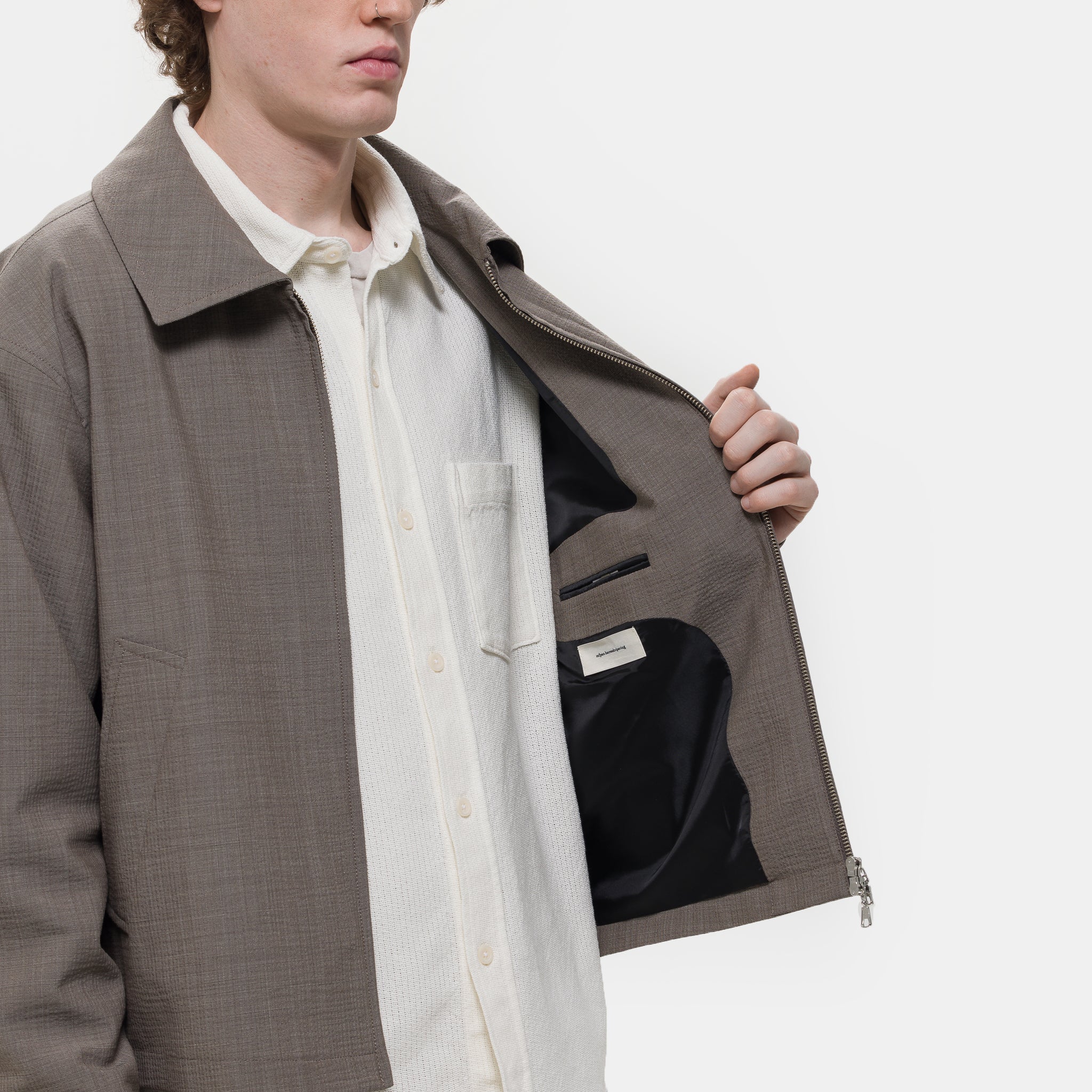 Mail Jacket in Gravel