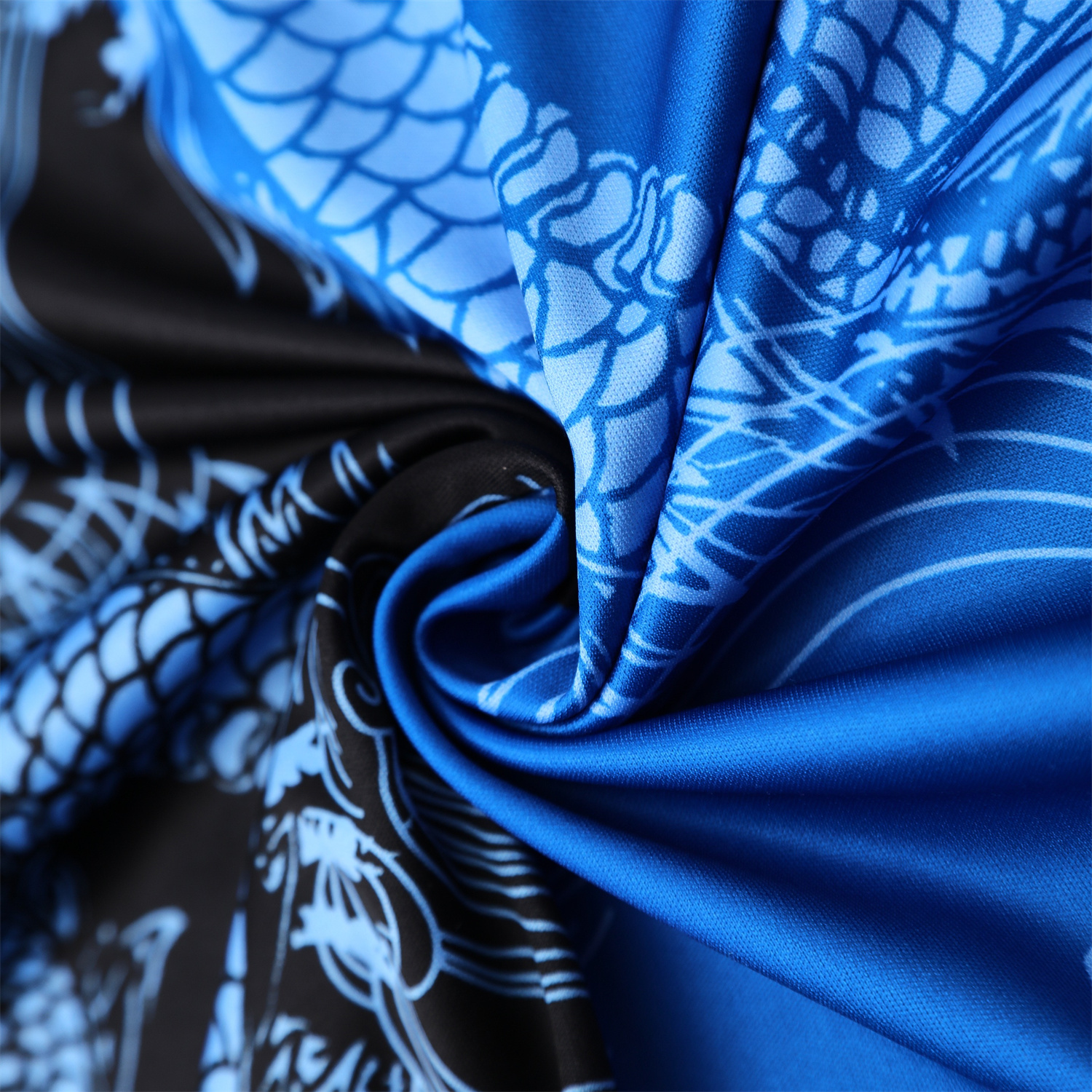 UltraTrikot-Real Madrid 25-26 Short-Sleeve Training Set - Blue Black Dragon Top & Black-White Shorts