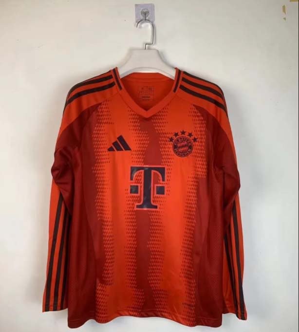 24/25 Long Sleeve Bayern Munich Home Football Shirt-mysite Custom Football Kit- Nextkits