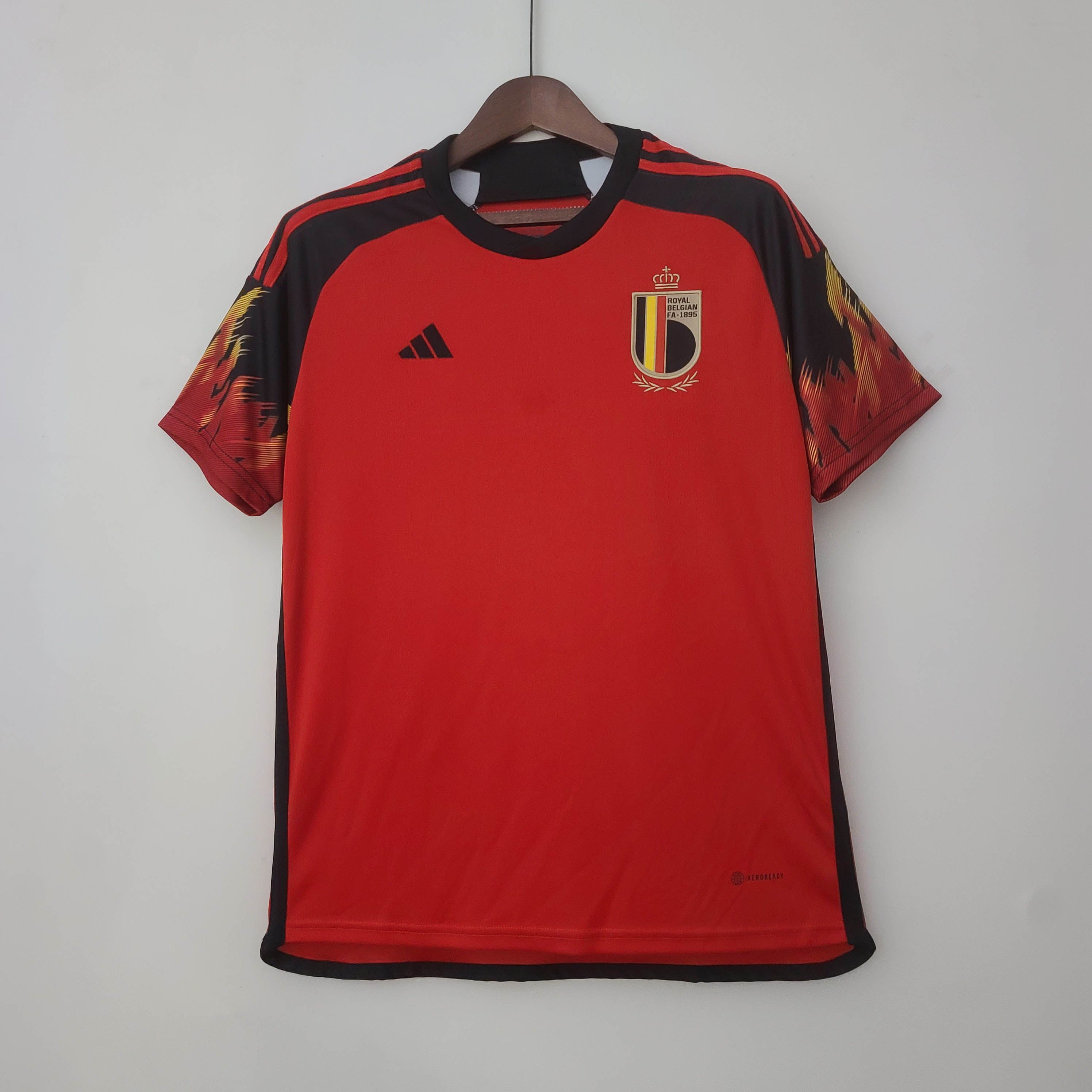 2022 FIFA World Cup Belgium Home Soccer Shirt-mysite Custom Football Kit- Nextkits