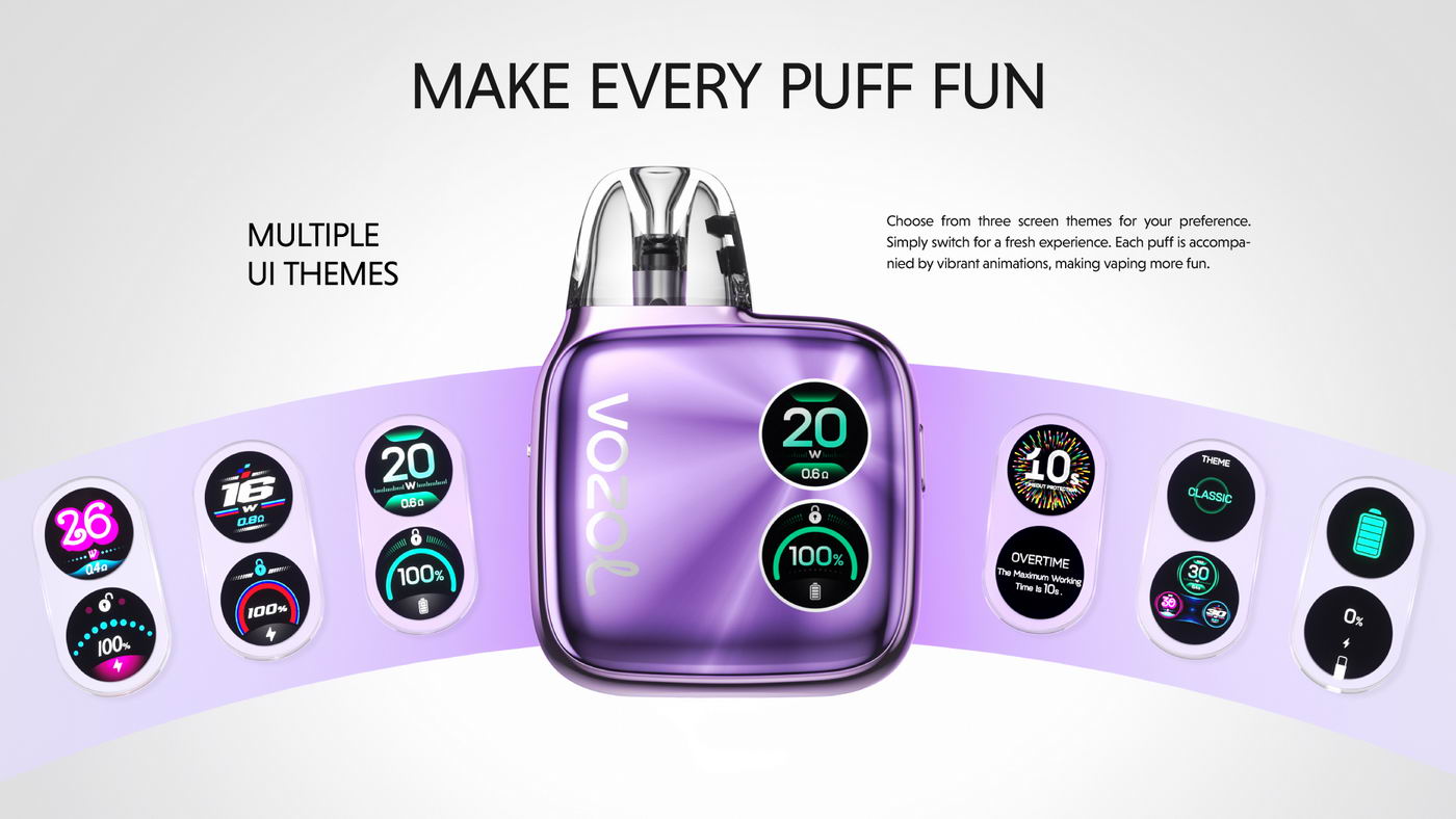 Vozol Ace Pro Pod Vape Kit | 1400mAh 30W Dual Screen