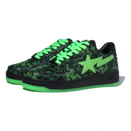 Razer X Bapesta Neon Camo Shoe、mysite、Cacoeks