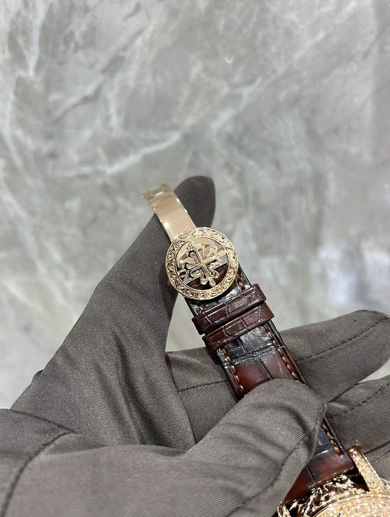 Patek Philippe Ref. 6002R-001 Super Clone Watch – Sky Moon Tourbillon Rose Gold Fake Replica