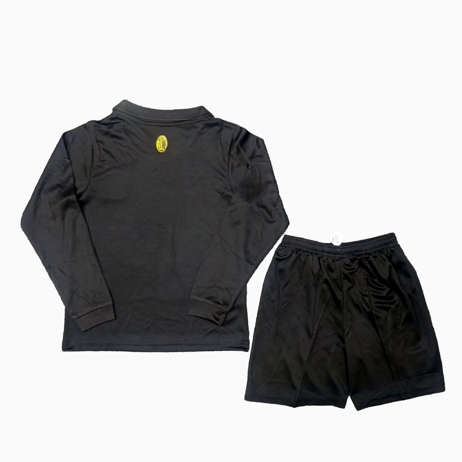 ManixJersey.com | AC Milan 24-25 125th Anniversary Black GK Long Sleeves Kids Kit -Customize Name, Number and Patch | Worldwide Shipping