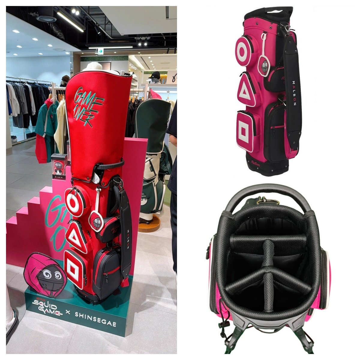 TITLESIT TAYLORMADE G/FORE GOLF BAG