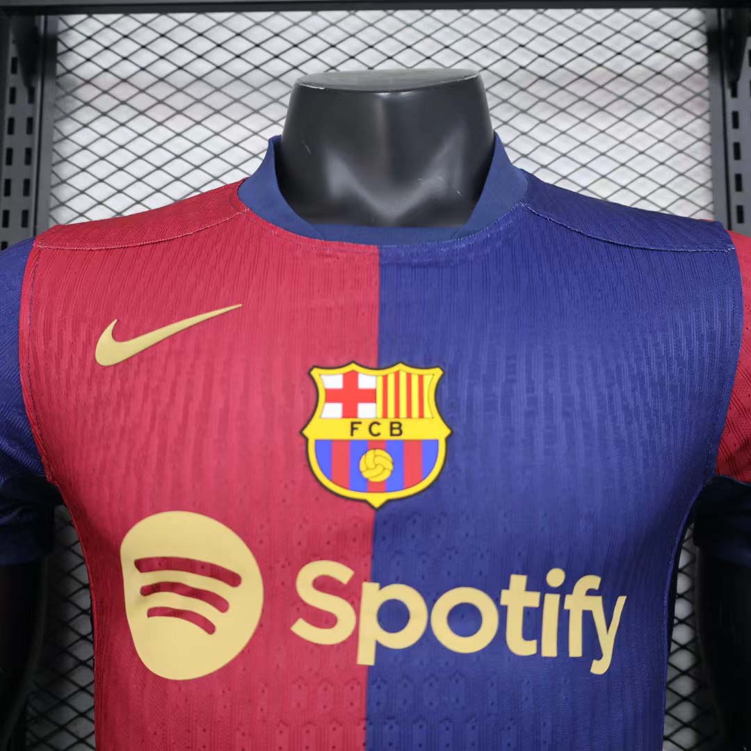 2024/2025 Player Version Barcelona Home 1:1 Thai Quality:football jersey mysite: unitedjerseyfootball 邓江浪:football