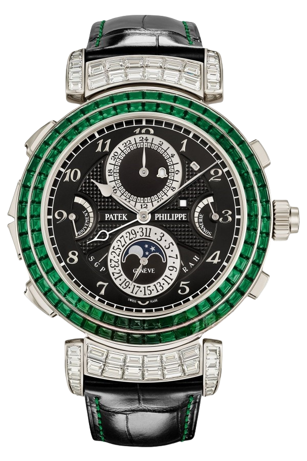 Patek Philippe Grand Complications Ref. 6300/403G-001 Super Clone Watch – White Gold Black Dial Fake Replica