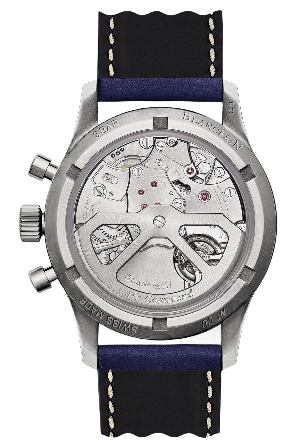 Blancpain Air Command Ref. AC02-12B40-63B Super Clone Watch – Stainless Steel Blue Dial Flyback Chronograph Fake Replica