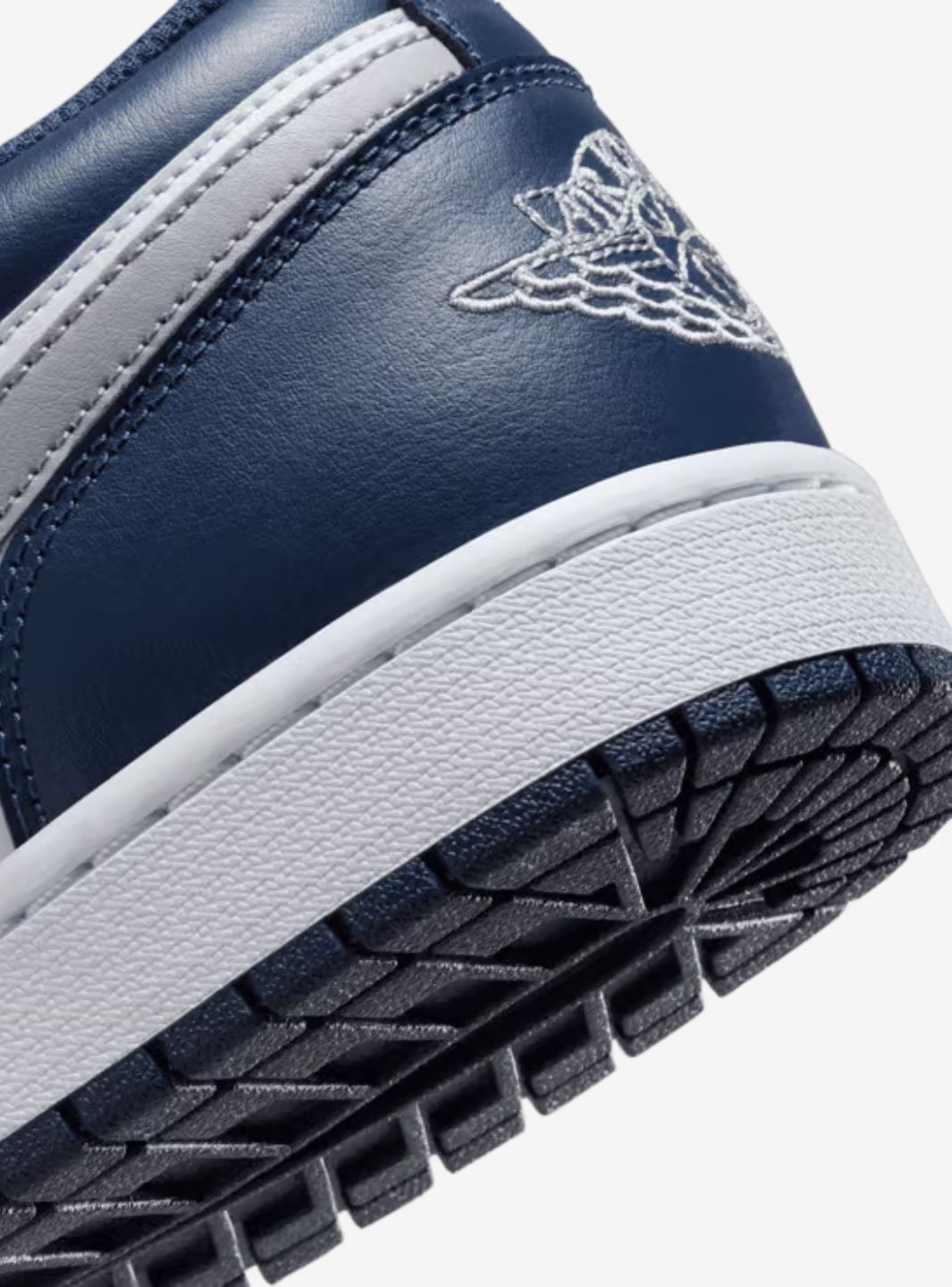 Air Jordan 1 Low Midnight Navy Wolf Grey、JORDAN、Cacoeks