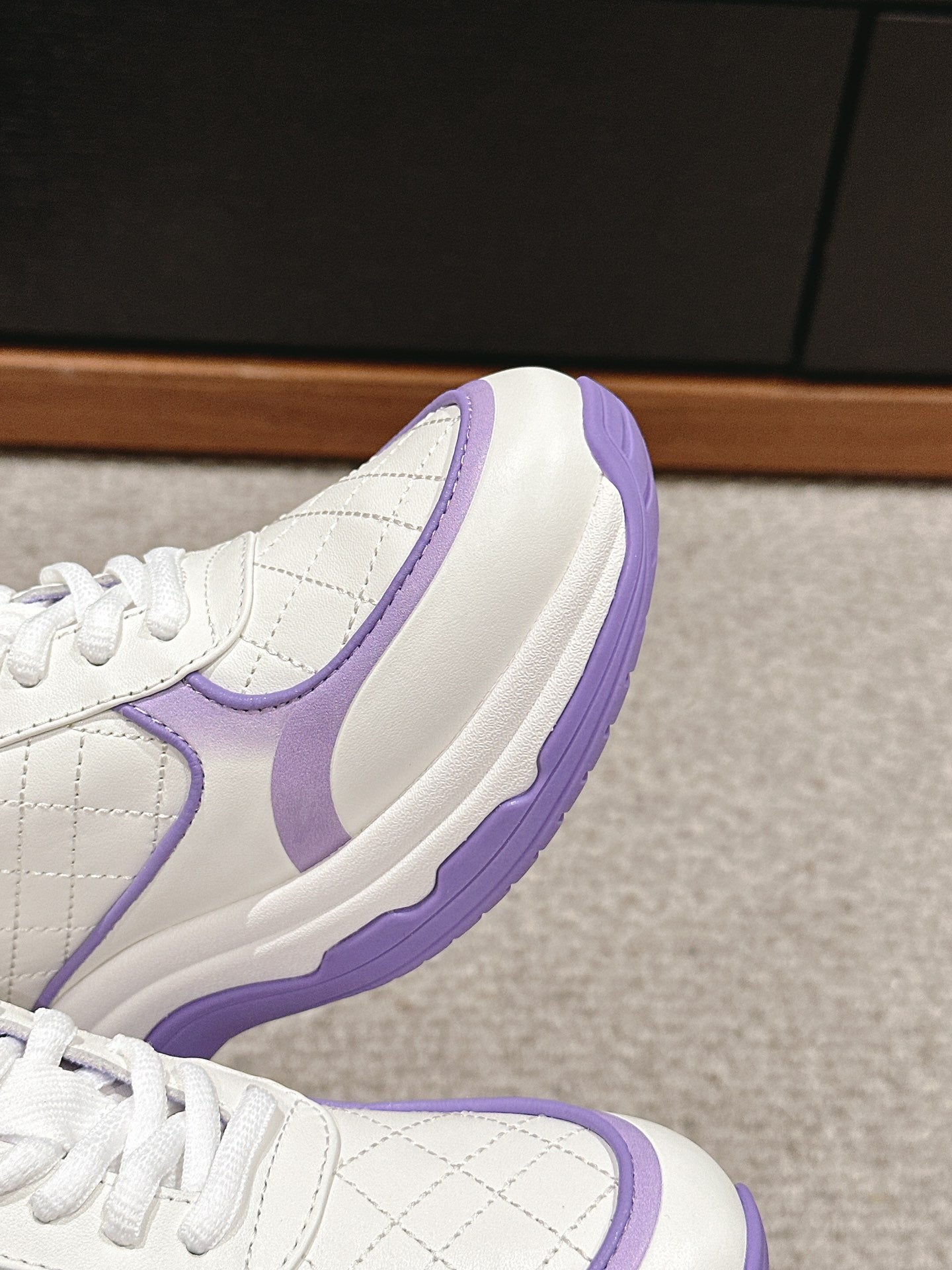 CC CLASSIC SNEAKER IN WHITE MIX IRIS PURPLE LAMBSKIN、mysite、Cacoeks