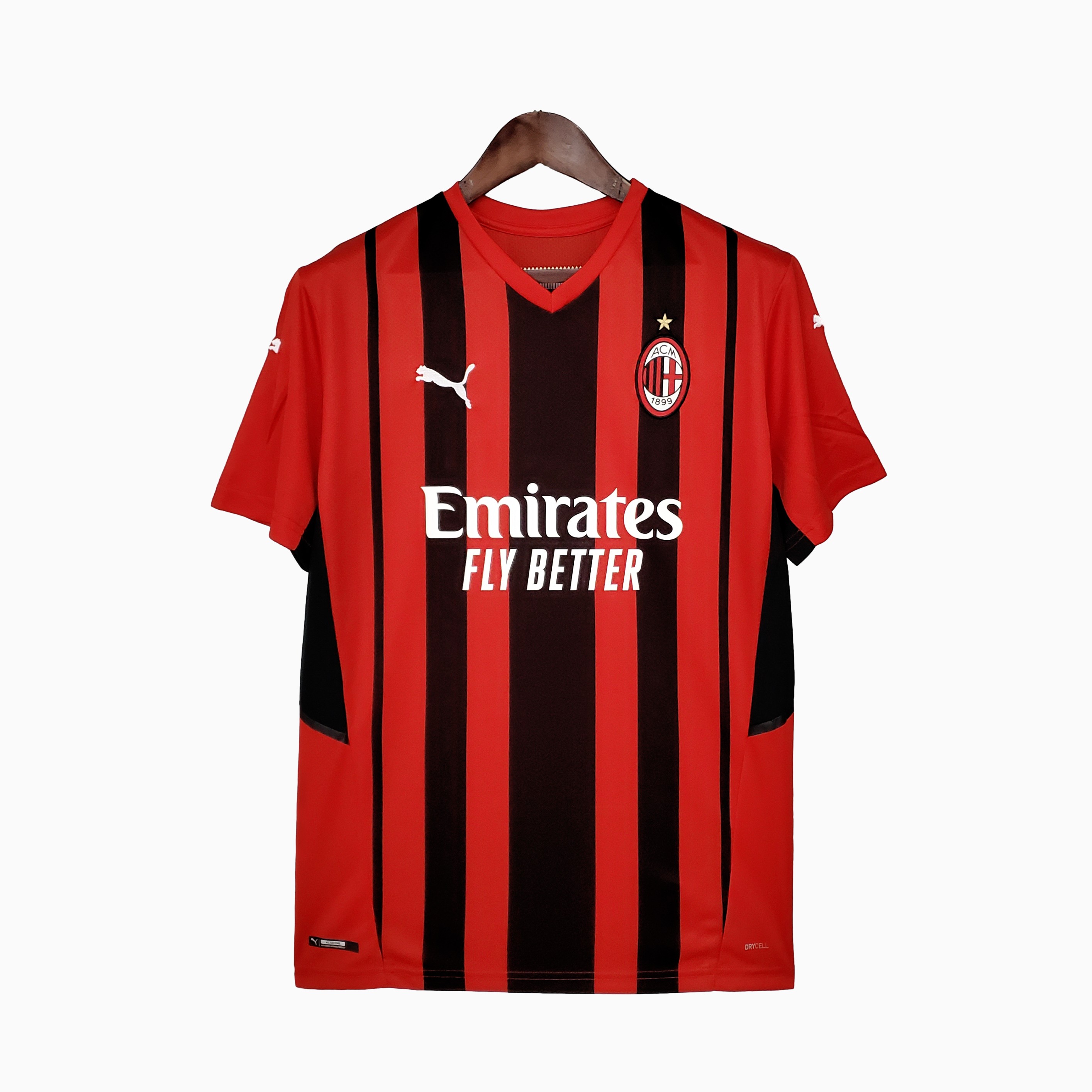 ManixJersey.com | Retro AC Milan 2021-22 Home Stadium Jersey -Customize Name, Number and Patch | Worldwide Shipping