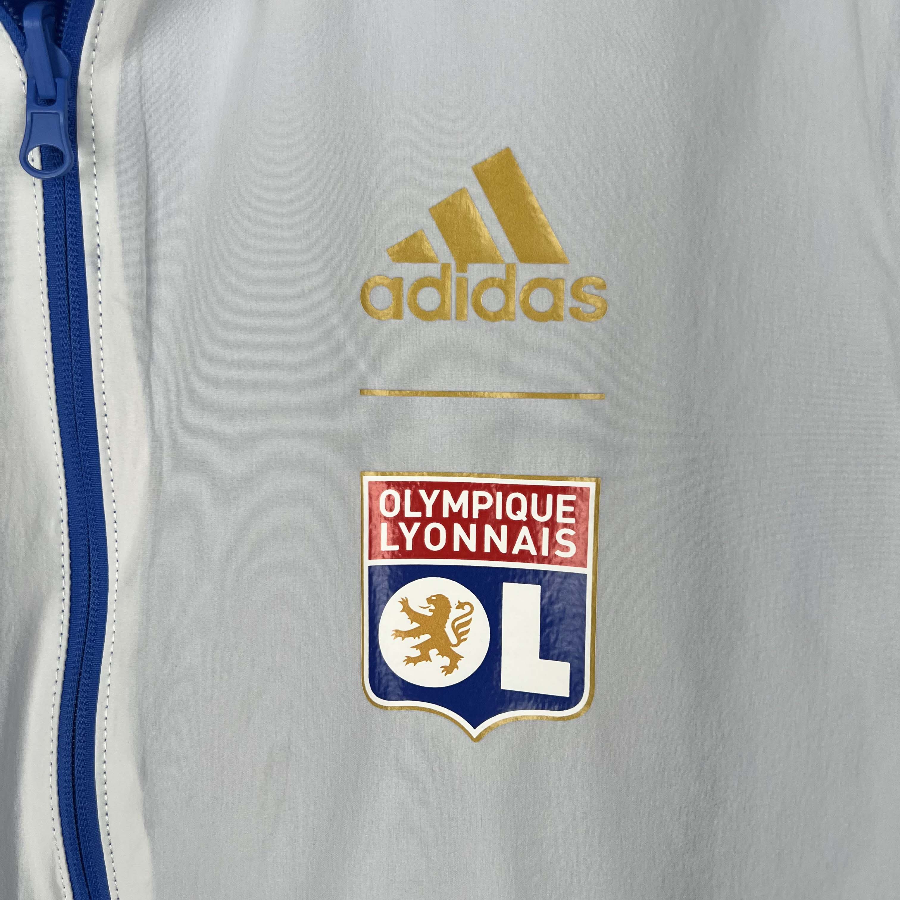 2023/2024 Lyon Reversible Windbreaker(Blue-white)Soccer Jersey 1:1 Thai Quality:football jersey mysite: unitedjerseyfootball 邓江浪:football