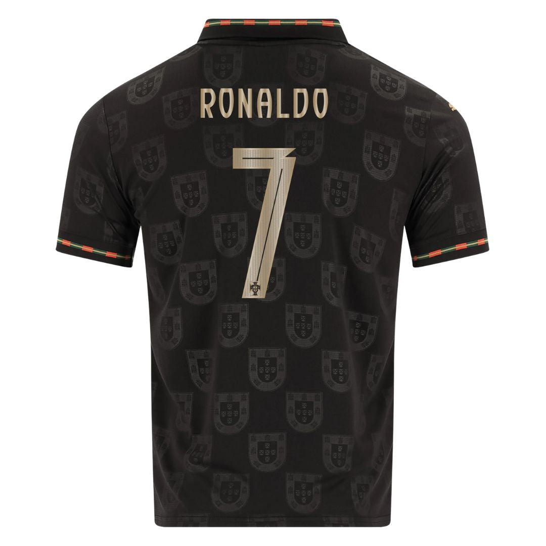 Portugal Fan Jersey Black Panther 2025/26 #7 Ronaldo-mysite Custom Football Kit- Nextkits