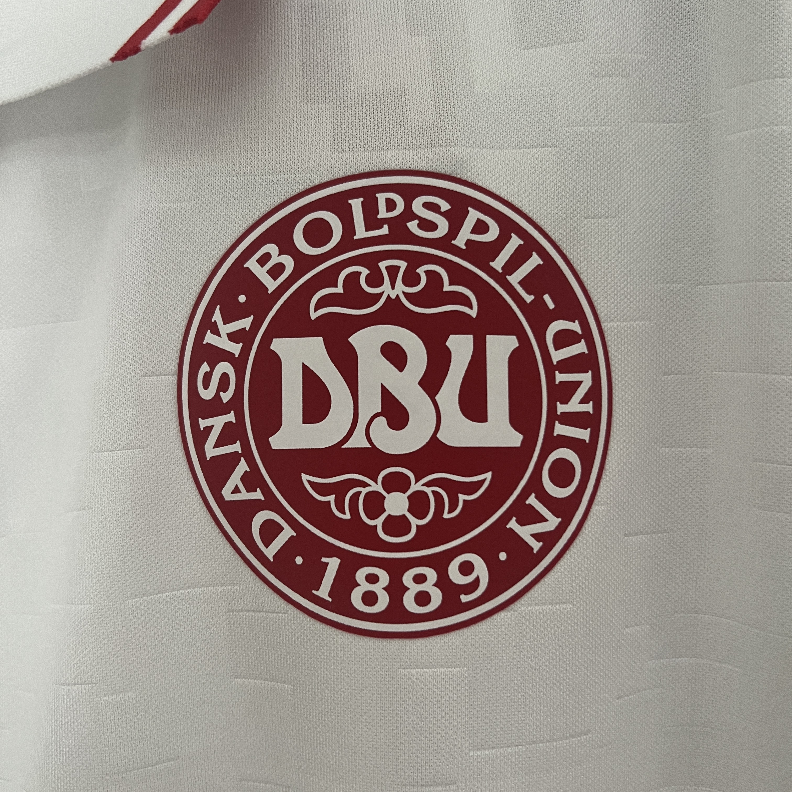 foot-Denmark 2024 Away Stadium Jersey - Fans Version