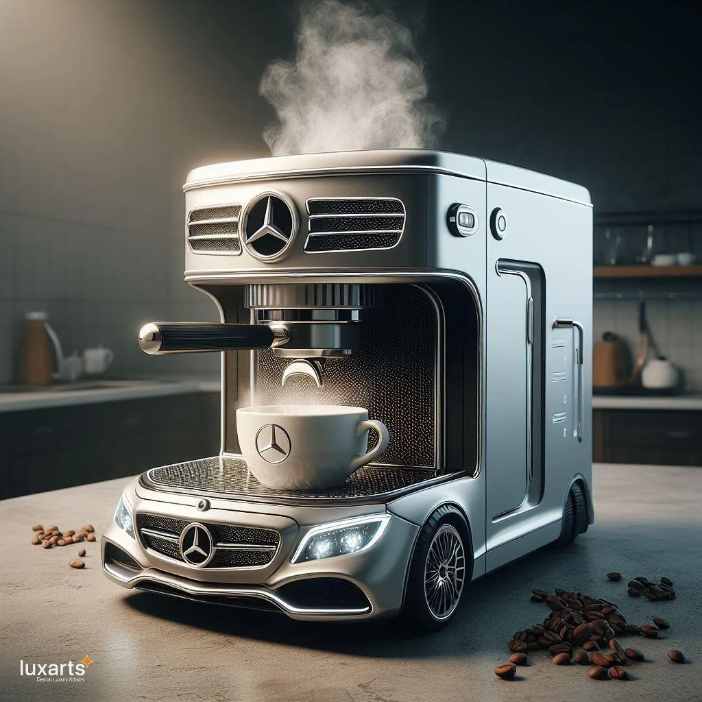 Rev Up Your Mornings: Mercedes-Inspired Coffee Maker for Luxury Brews 2 Rev Up Your Mornings: Mercedes-Inspired Coffee Maker for Luxury Brews
