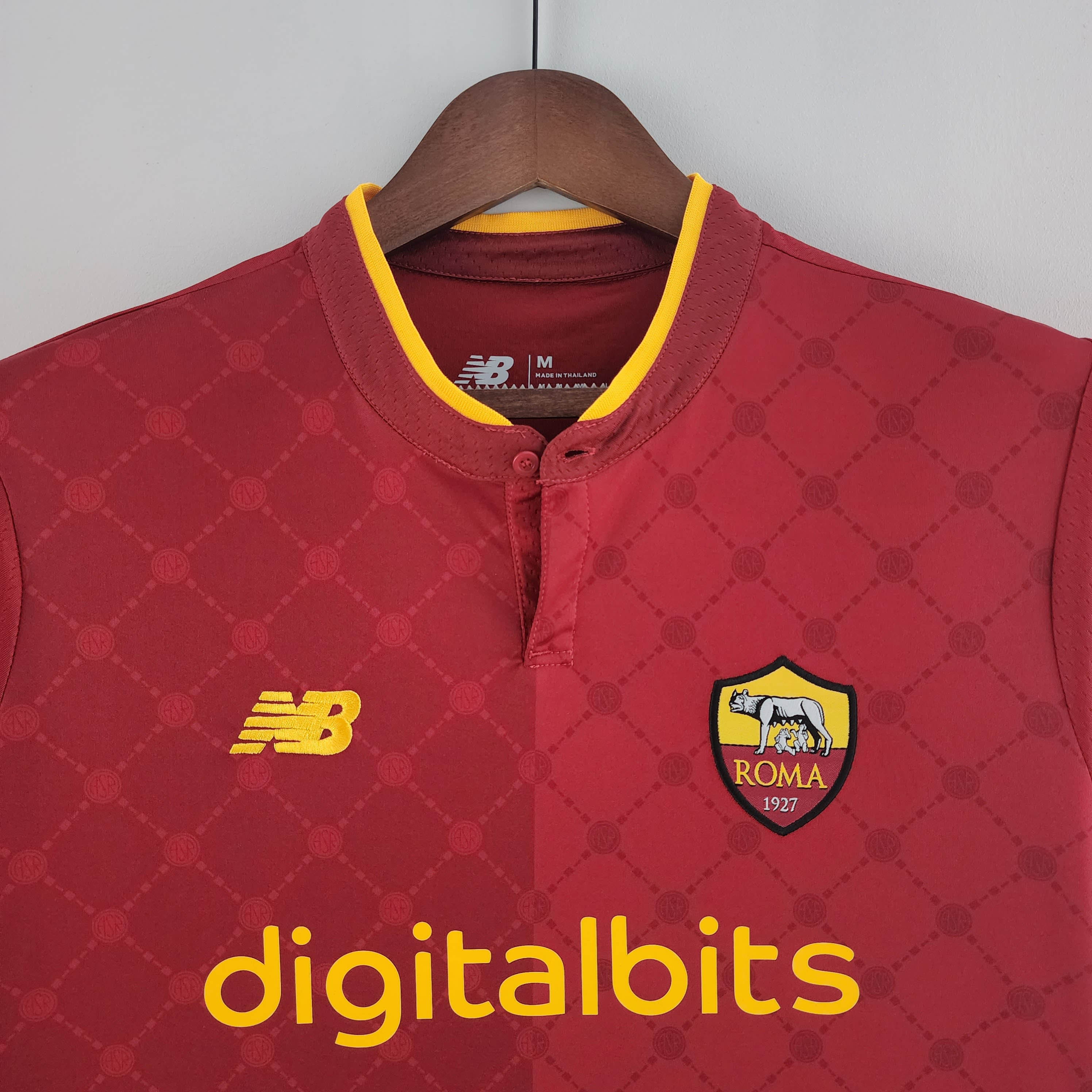 2022/2023 Roma Home Soccer Jersey 1:1 Thai Quality:football jersey mysite: unitedjerseyfootball 邓江浪:football