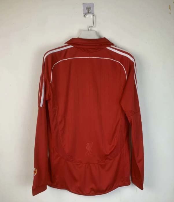 2006/2007 Retro Long Sleeve Liverpool Home Football Shirt 1:1 Thai Quality:football jersey mysite: unitedjerseyfootball 邓江浪:football