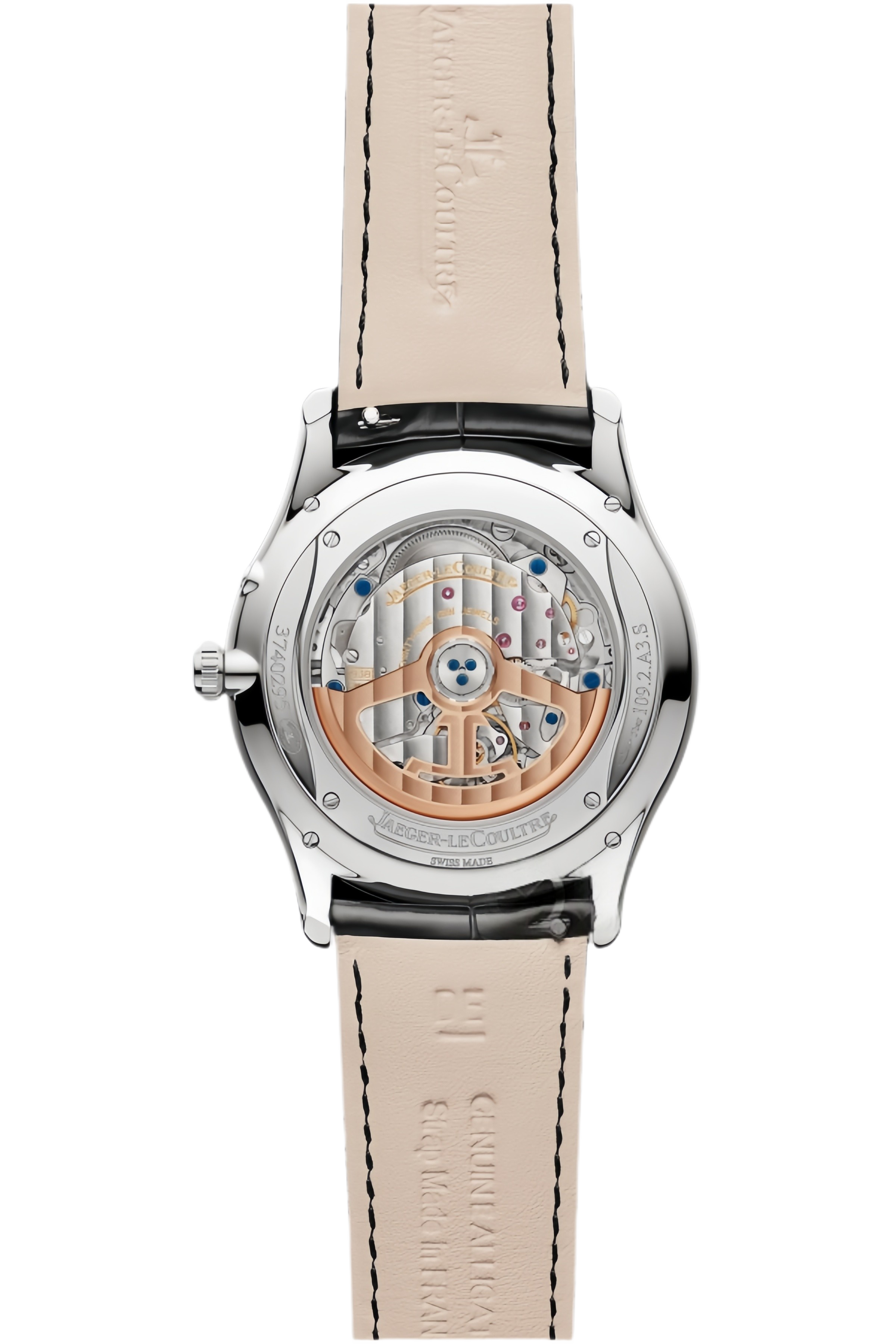 Jaeger-LeCoultre Master Ultra Thin Ref. Q1378421 Super Clone Watch – Silver Dial Rose Gold Case Black Leather Strap Replica