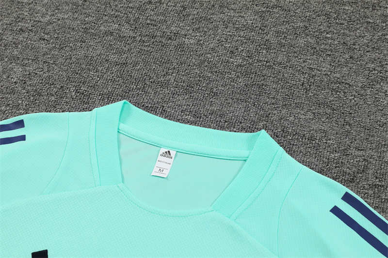 ManixJersey.com | Real Madrid 24-25 Short-Sleeve Training Set - Light Green -Customize Name, Number and Patch | Worldwide Shipping