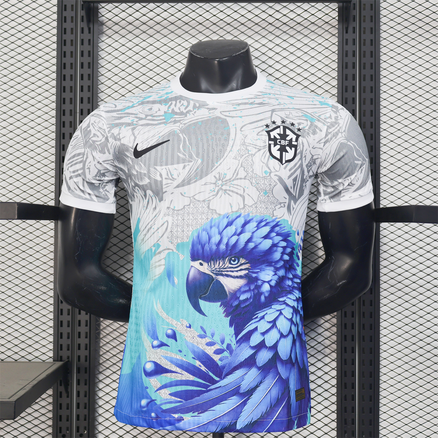 foot-Brazil 2025 Blue Macaw Special Edition Jersey - Player Version