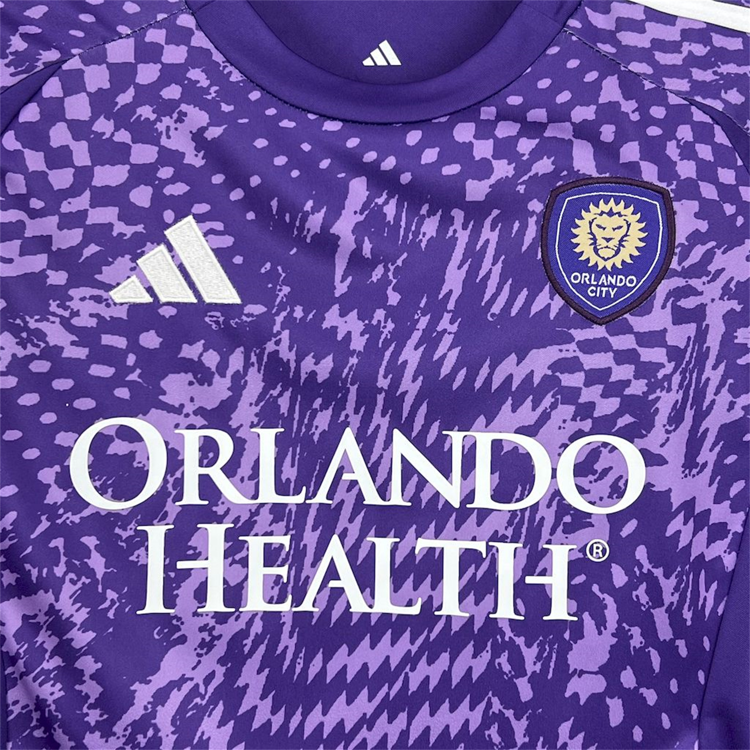 Funinjersey-Orlando City 25-26 Home Kids Kit