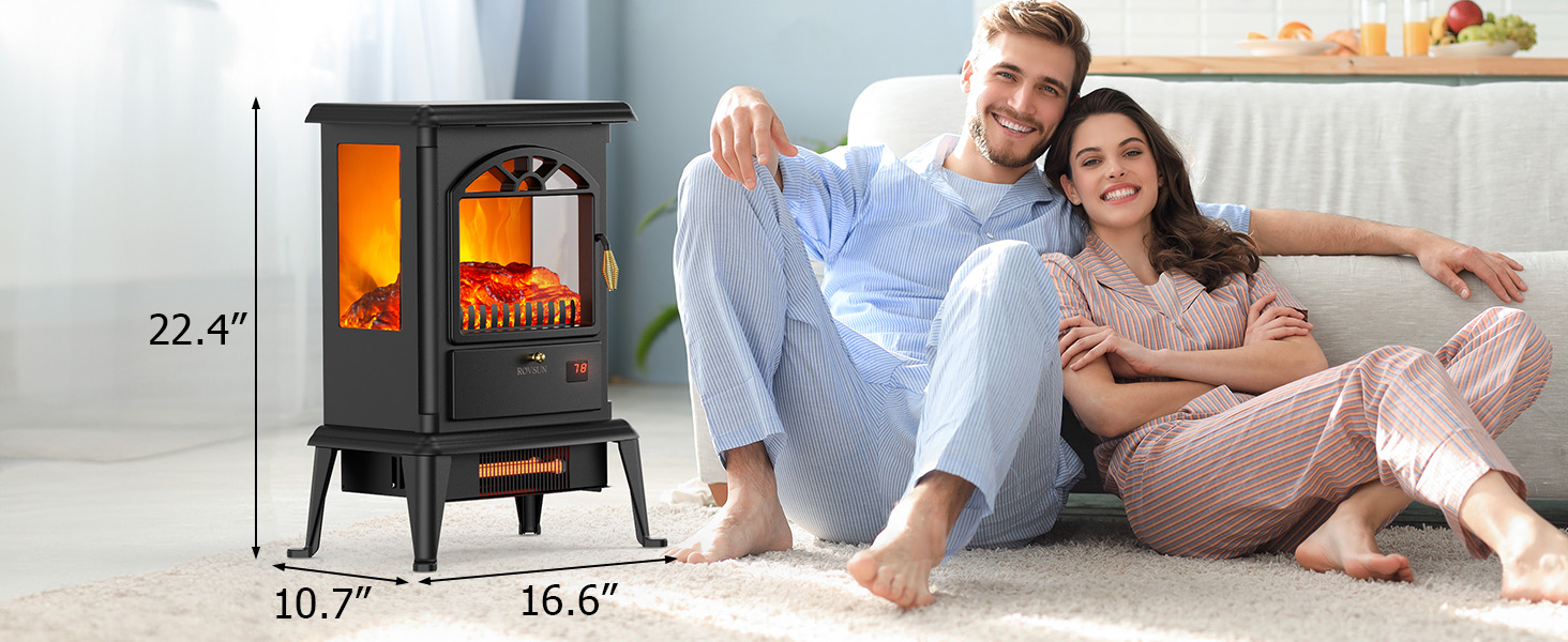 Electric Fireplace Heater Stove