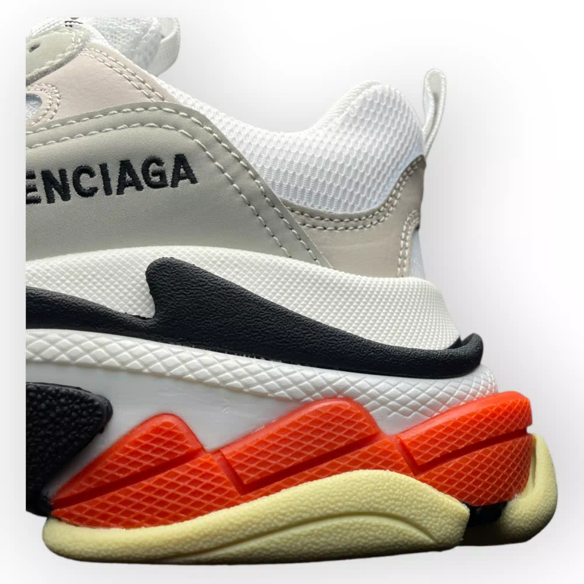 Balenciaga Triple S Sneaker White Black Red、mysite、Cacoeks