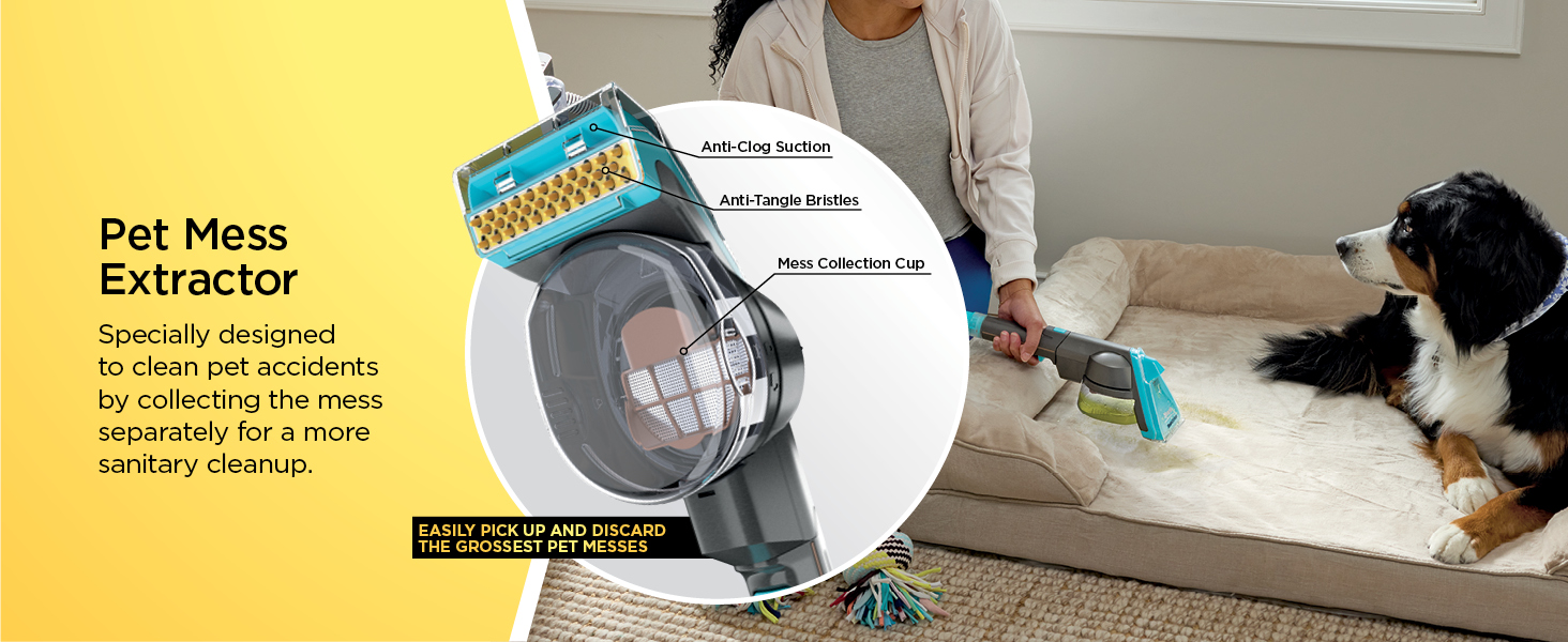 EASILY PICK UP AND DISCARD THE GROSSEST PET MESSES
