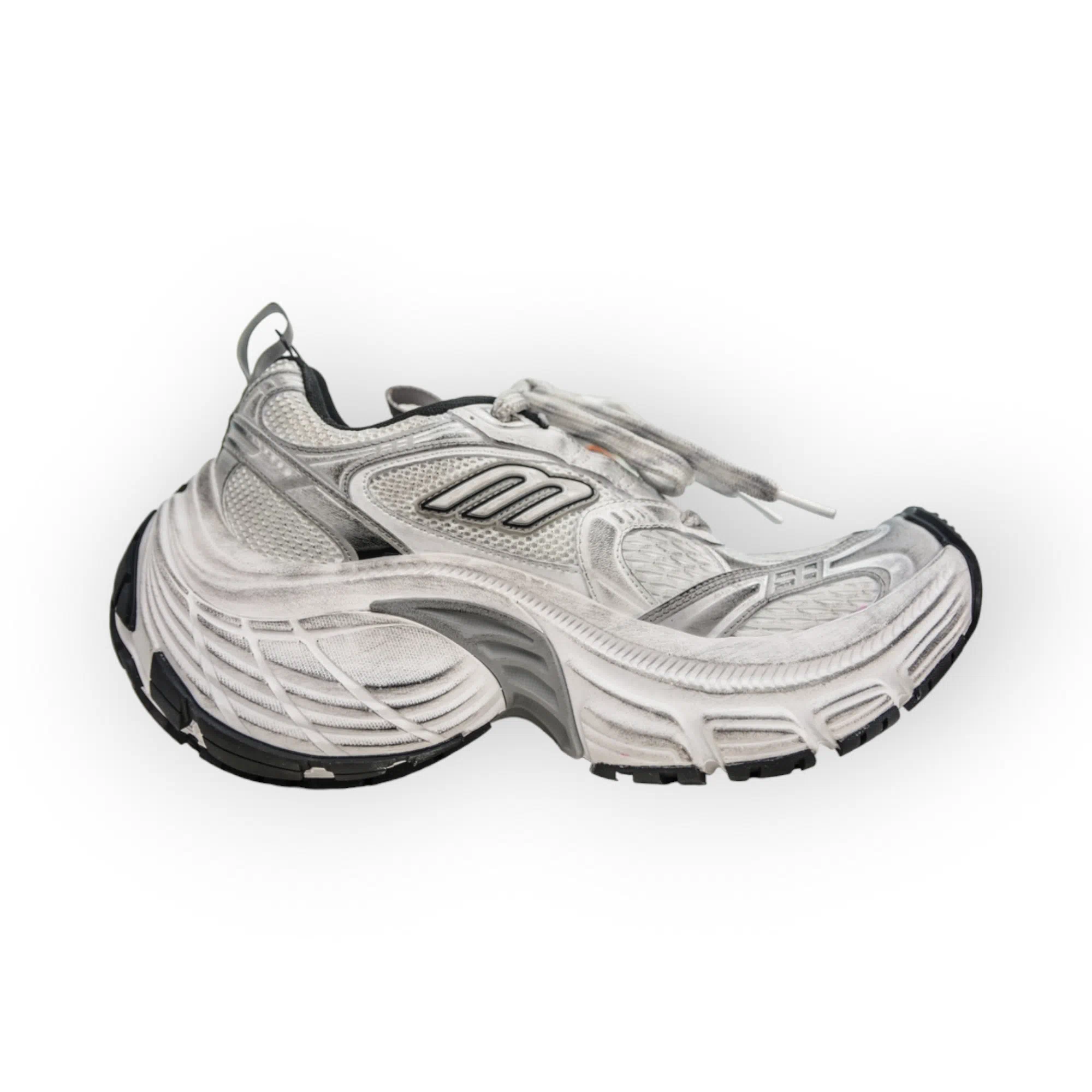 Balenciaga 10XL Sneaker In White Black Grey、mysite、Cacoeks