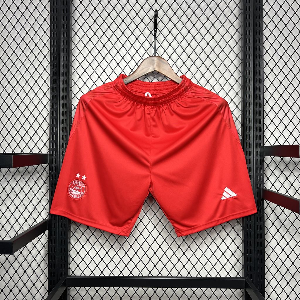 Higojerseys-Aberdeen 24-25 Home Shorts - Fans Version