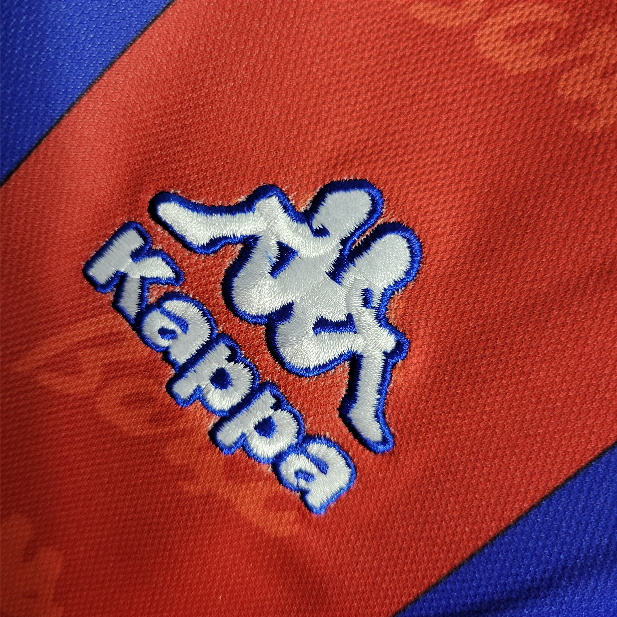 Higojerseys-Retro Barcelona 96-97 Home Stadium Jersey