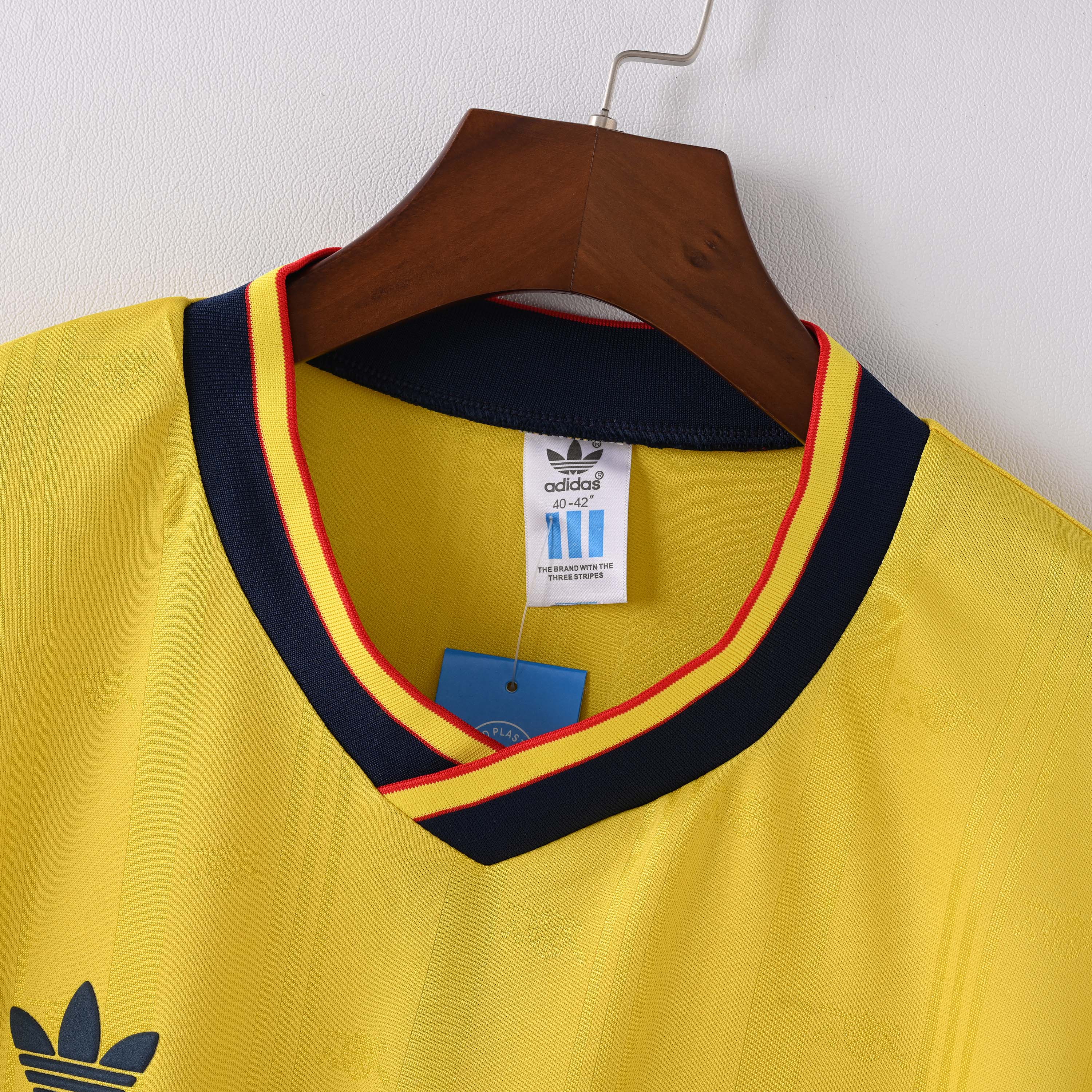 1986/1988 Retro Arsenal Away Football Shirt 1:1 Thai Quality:football jersey mysite: unitedjerseyfootball 邓江浪:football