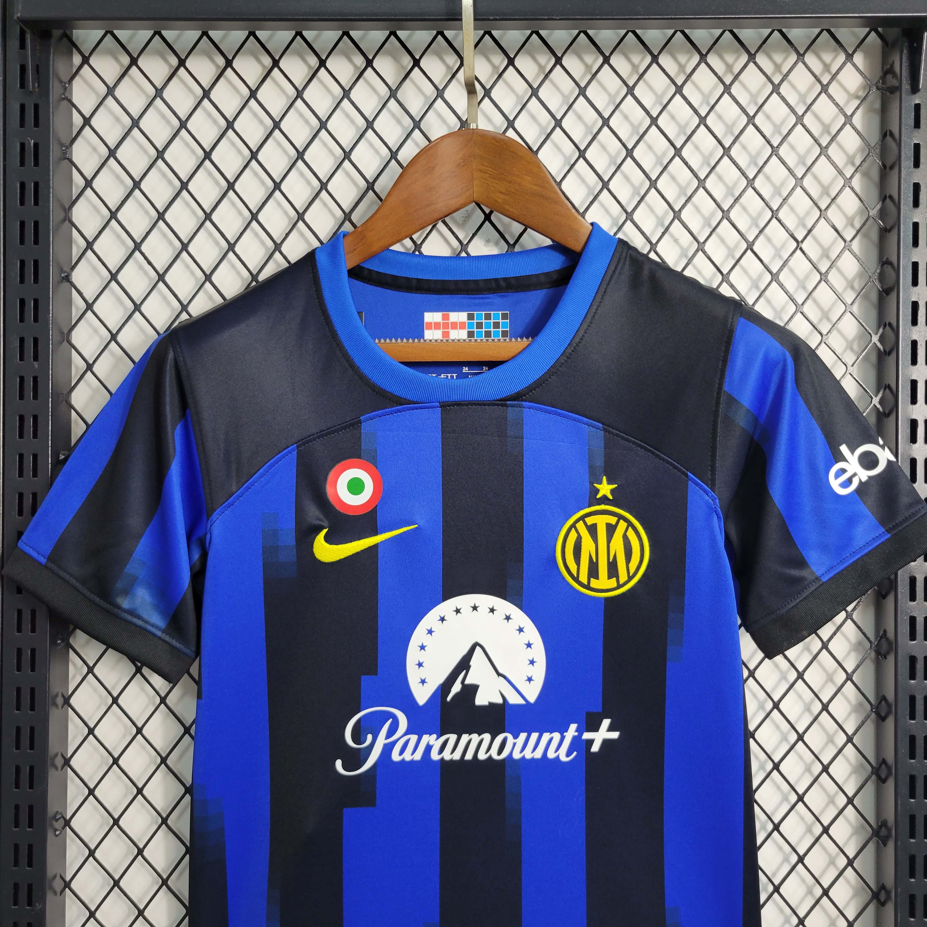 2023/2024 Internazionale Milan Home Football Jersey1:1 Quality Thai Kids Size:football jersey mysite: unitedjerseyfootball 邓江浪:football