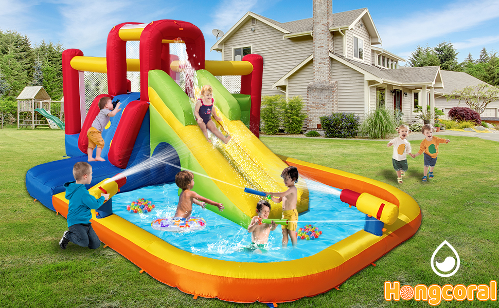 inflatable water slides for kids