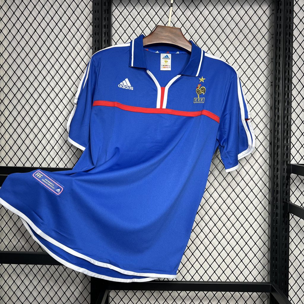 SIUjerseys-Retro France 2000 Home Stadium Jersey